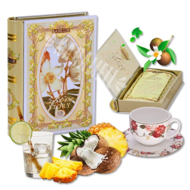 Chá em Lata Basilur - Love Story Volume III - Importado Sri Lanka