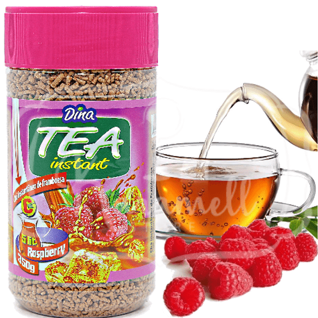 Dina Tea Raspberry - Chá Instantâneo Frambroesa - República Tcheca