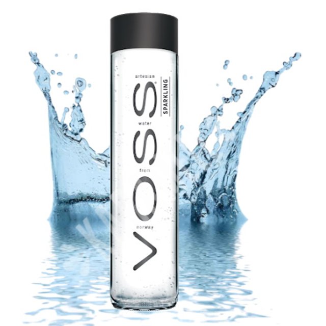 Água Voss Sparkling Artesian Water - Gaseificada 800ml - Noruega