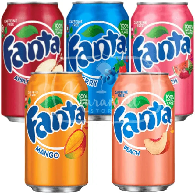 Refrigerantes Importados EUA - FANTA - KIT 5 Melhores Sabores Criados