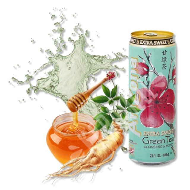 Arizona Extra Sweet Green Tea com Ginseng e Mel - Importado EUA