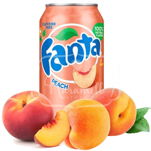 Fanta Peach - Refrigerante Sabor Pêssego - Importado dos Estados Unidos