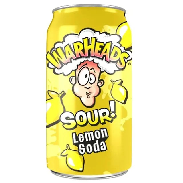 Refrigerante Warheads Sour Lemon Soda - Importado EUA