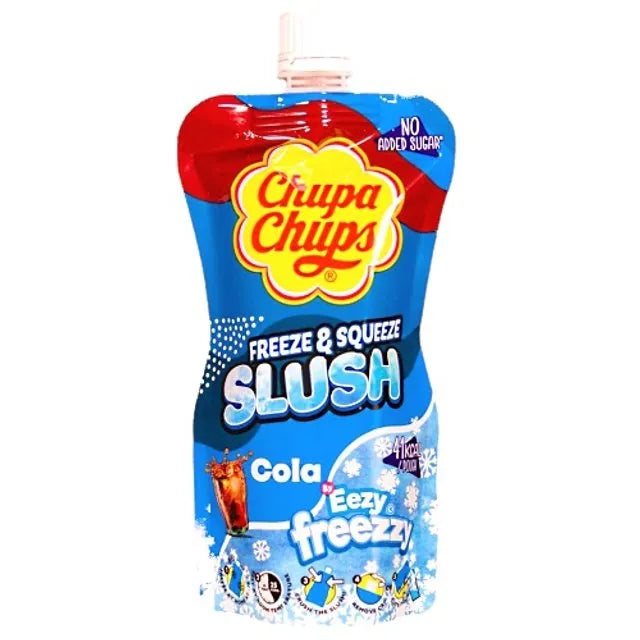 Bebida Chupa Chups Freeze & Squeeze Slush Cola - Importado Inglaterra