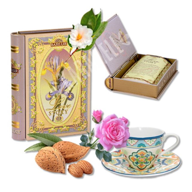 Chá em Lata Basilur - Love Story Volume II - Importado Sri Lanka