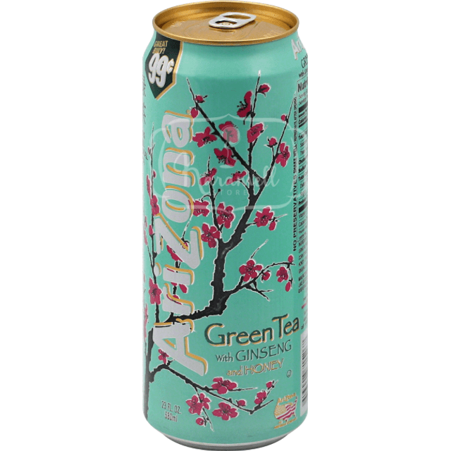 Arizona Original Green Tea - Chá Verde Com Ginseng e Mel Importado EUA - 680ml