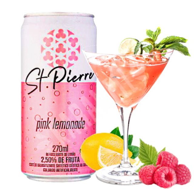 Refrigerante Pink Lemonade - St Pierre