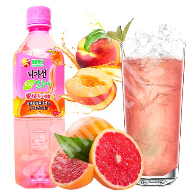 Bebida de Frutas Sabor Toranja e Pêssego - Importado