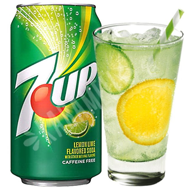 7 UP Lemon Line Flavored Soda - Refrigerante Importado EUA