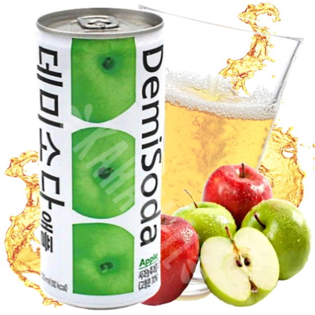 Refrigerante Demi Soda Apple - Importado Coreia