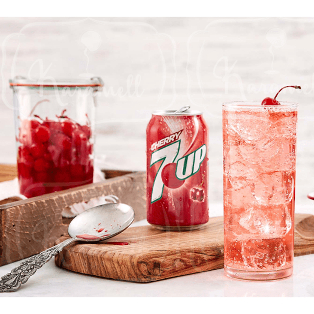 7 UP Cherry - Refrigerante Sabor Cereja - Importado