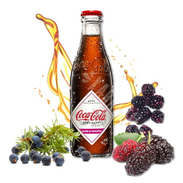 Refrigerante Coca Cola Specialty - Mora & Ginepro - Importado Romênia