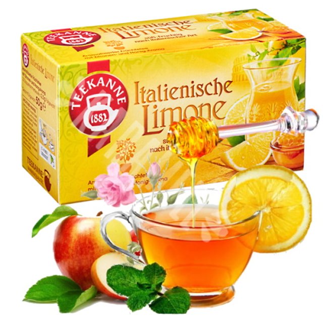 Chá Italienische Limone - Teekanne - Importado Alemanha