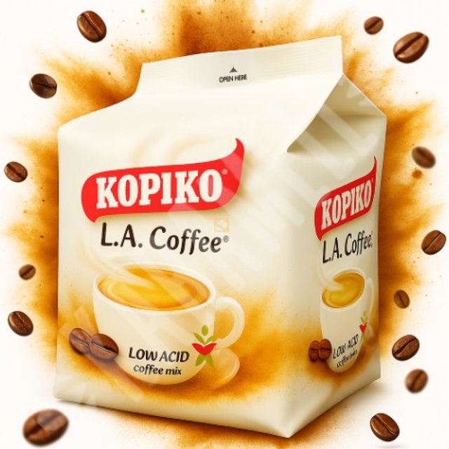 Blend Café Instantaneo Kopiko em pó 250g L.A. Coffee - Importado Indonésia