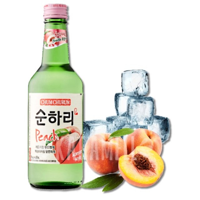 Bebida Destilada Soju Chum Churum - Peach - Importado Coréia