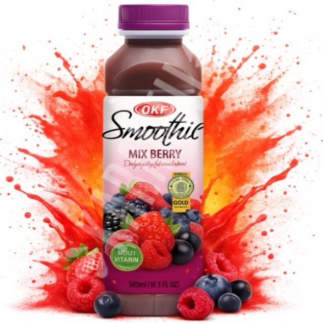 Suco Mix Berry Smoothie Drink - OKF - Importado Coreia