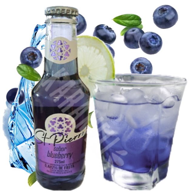 Refrigerante Premium Sabor Blueberry 275ml - St Pierre