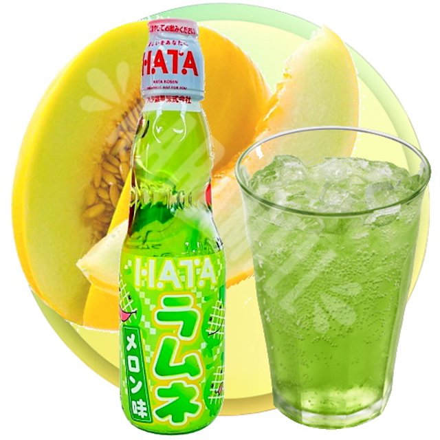 Refrigerante Ramune Sabor Melão Soda - Importado