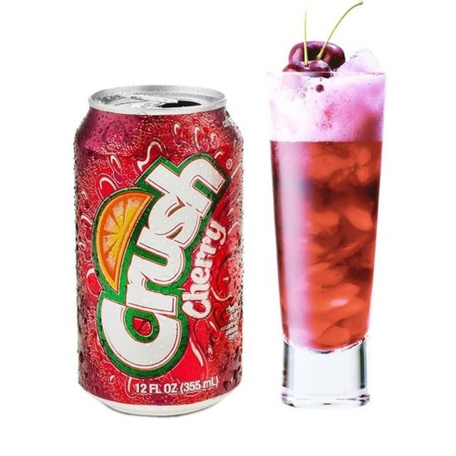 Refrigerantes Importados dos EUA - Crush Cherry - 1 Lata 355 Ml