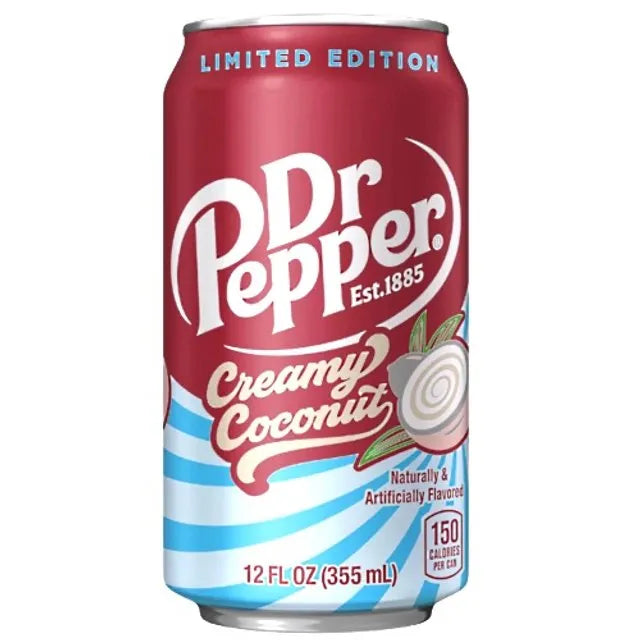 Refrigerante Dr Pepper Creamy Coconut - Importado EUA