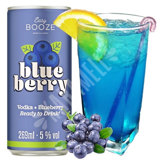 Bebida Drink Blueberry Vodca - Easy Booze