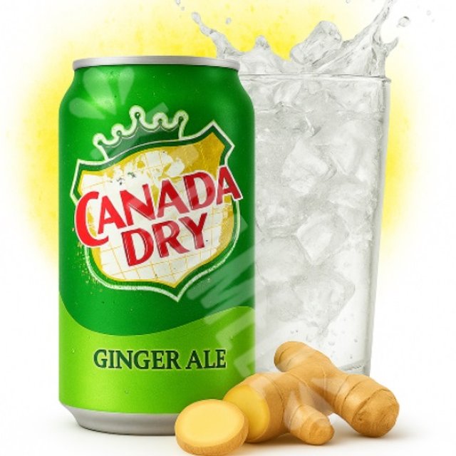 Refrigerante Canada Dry Ginger Ale - Importado Polônia